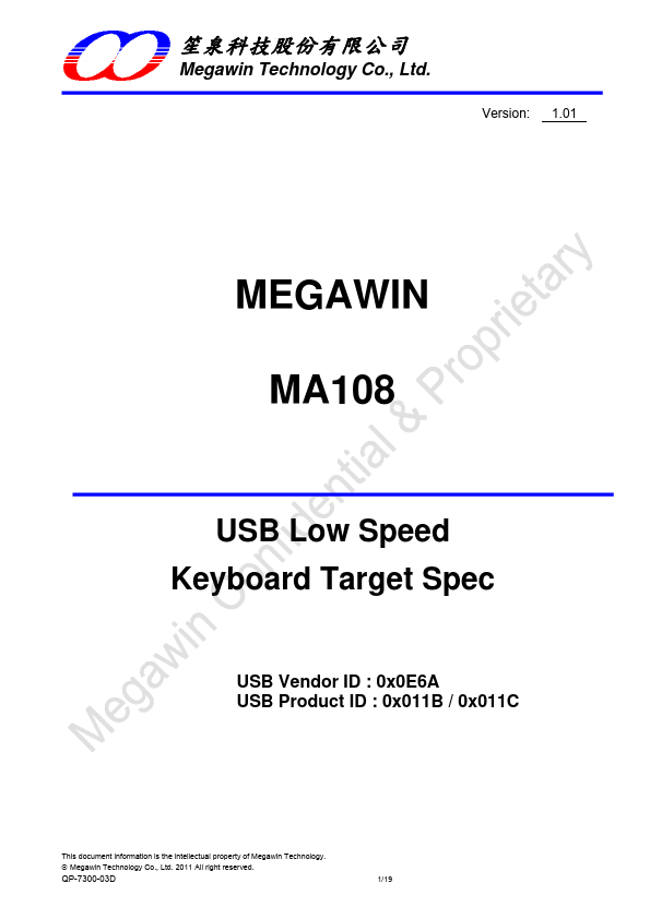 MA108 Megawin