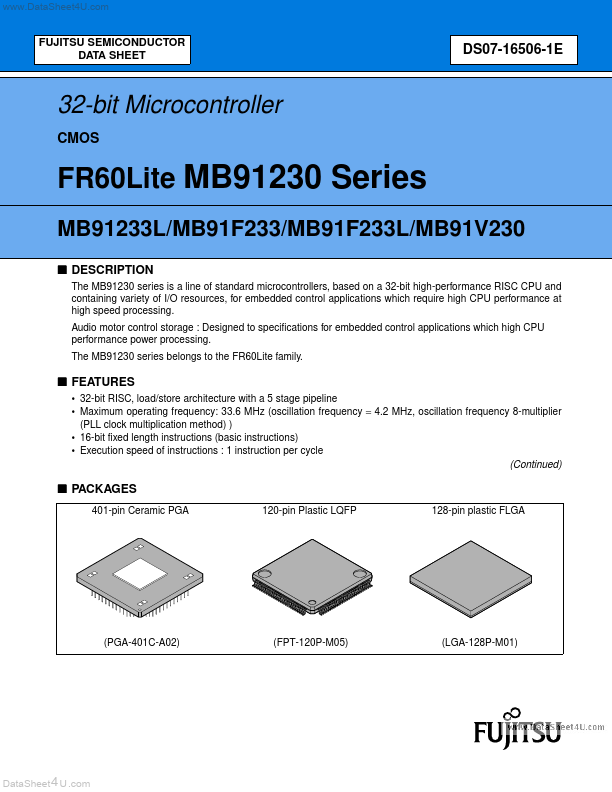 MB91F233 Fujitsu Media Devices