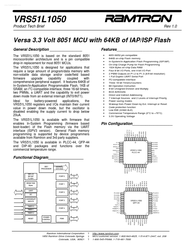 <?=VRS51L1050?> डेटा पत्रक पीडीएफ