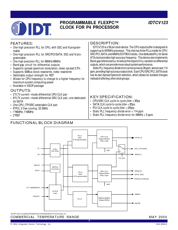 IDTCV123 IDT