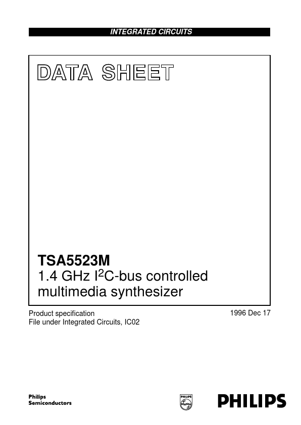 <?=TSA5523M?> डेटा पत्रक पीडीएफ