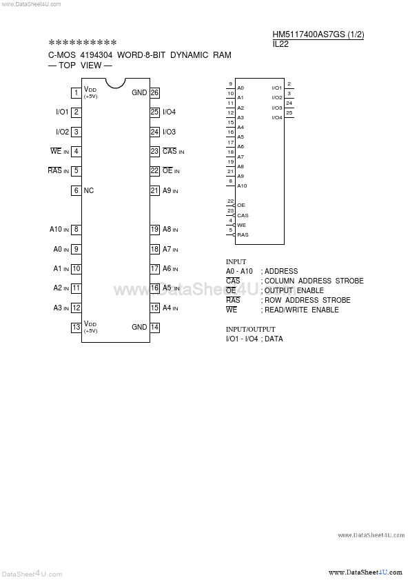 <?=HM5117400AS7GS?> डेटा पत्रक पीडीएफ