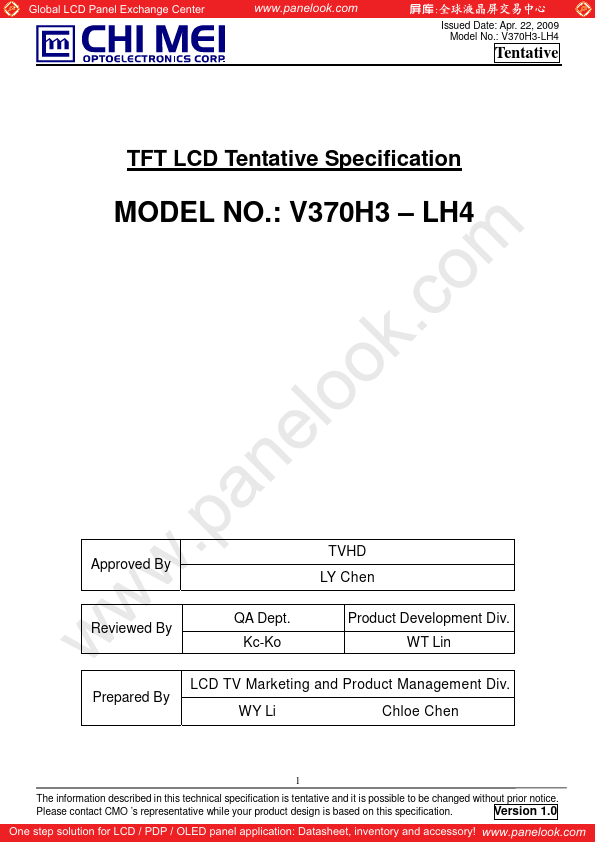 V370H3-LH4 CHI MEI