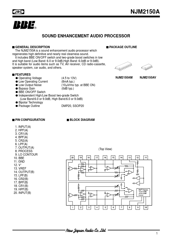 NJM2150A JRC