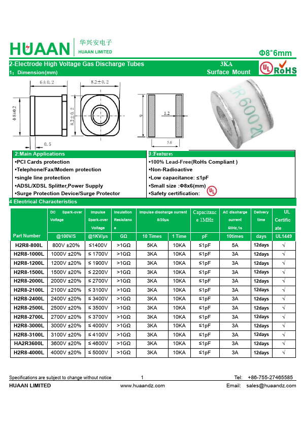 H2R8-800L