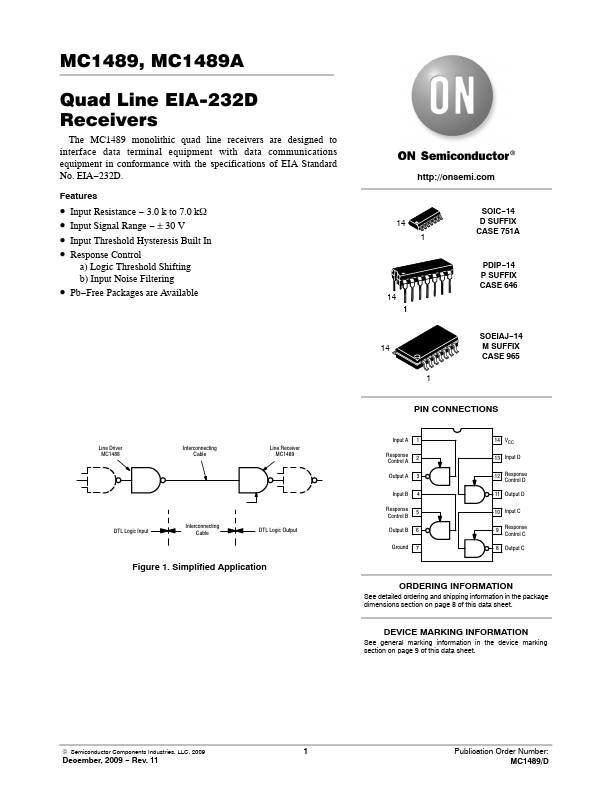 MC1489A ON Semiconductor