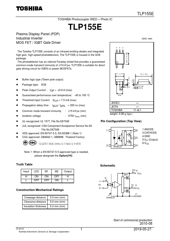 TLP155E Toshiba