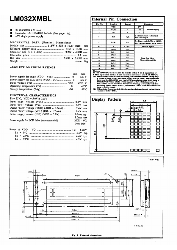 LM032XMBL