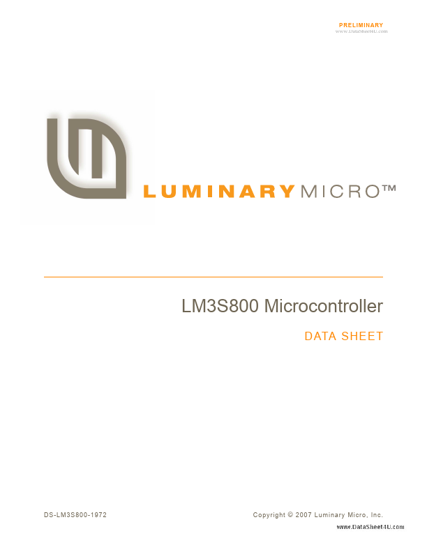 LM3S800 Luminary Micro