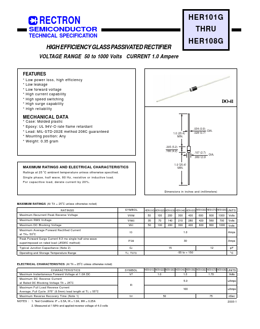 HER107G RECTRON