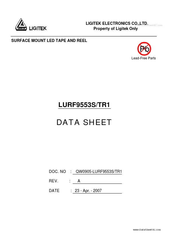 <?=LURF9553S-TR1?> डेटा पत्रक पीडीएफ