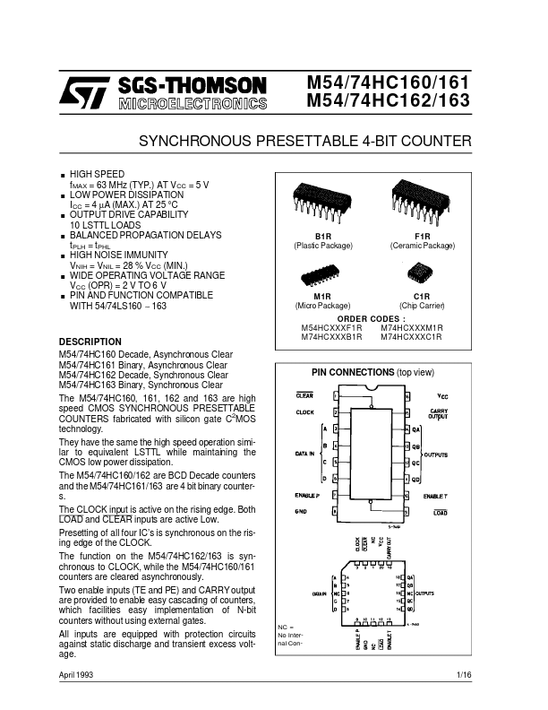 74162 SGS-THOMSON