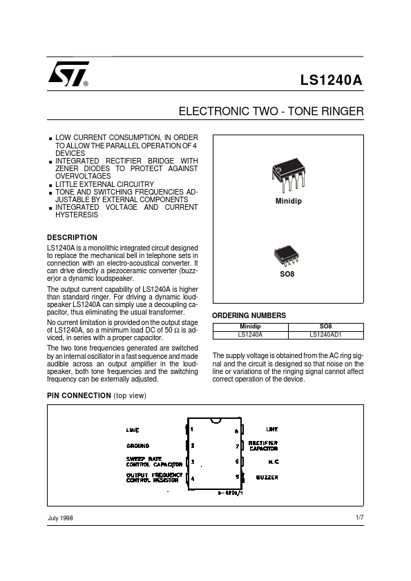 LS1240 STMicroelectronics