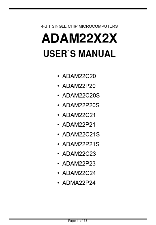 <?=ADAM22C20?> डेटा पत्रक पीडीएफ