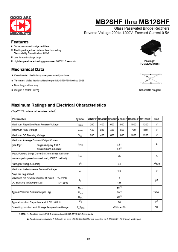 <?=MB10SHF?> डेटा पत्रक पीडीएफ