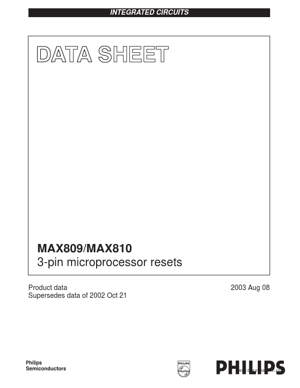 <?=MAX810?> डेटा पत्रक पीडीएफ