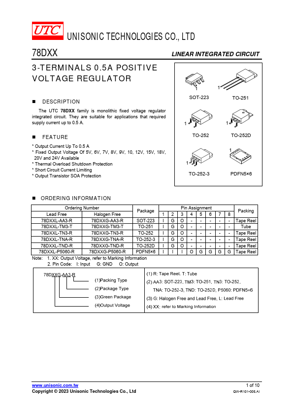 78D18 Unisonic Technologies