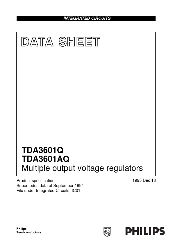 <?=TDA3601Q?> डेटा पत्रक पीडीएफ