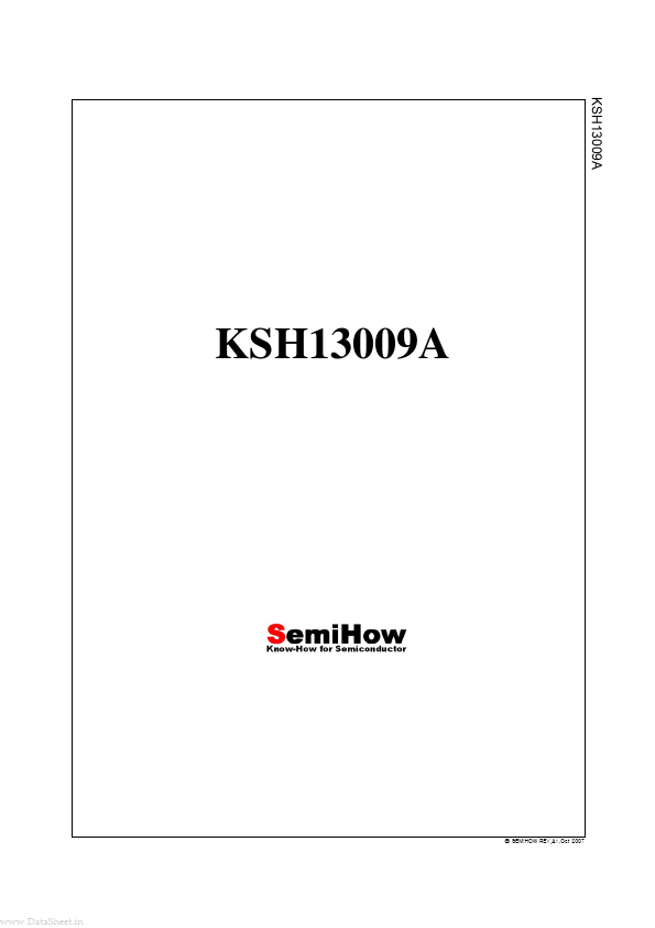KSH13009A SemiHow