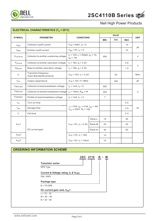 2SC4110B