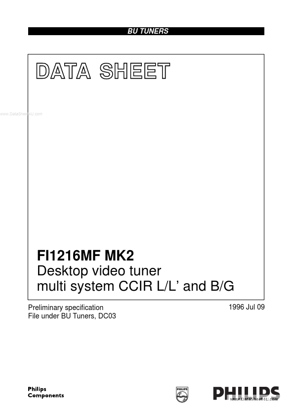 <?=FI1216MF?> डेटा पत्रक पीडीएफ