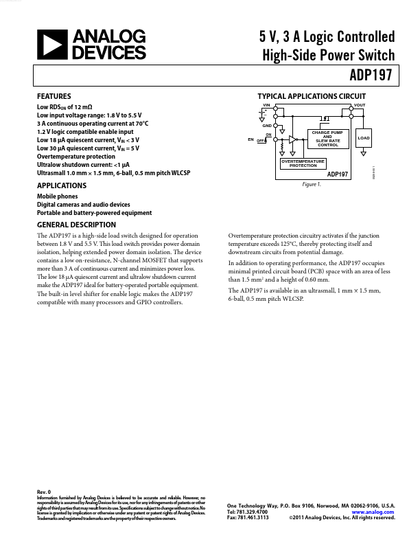 ADP197 Analog Devices