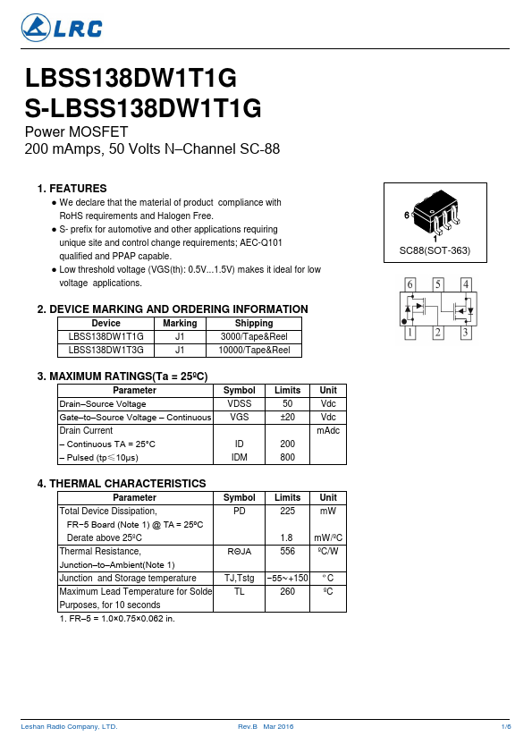 <?=S-LBSS138DW1T1G?> डेटा पत्रक पीडीएफ