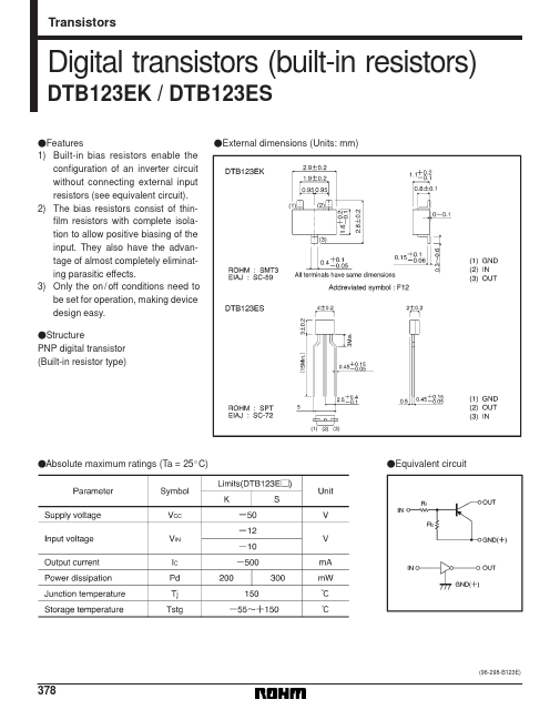 DTB123E Rohm