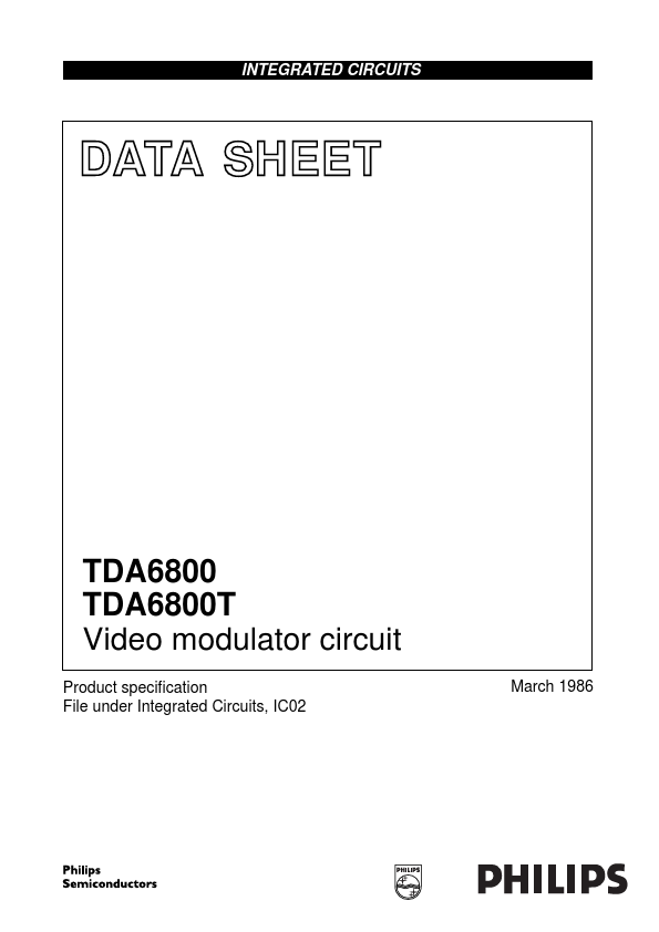 <?=TDA6800?> डेटा पत्रक पीडीएफ