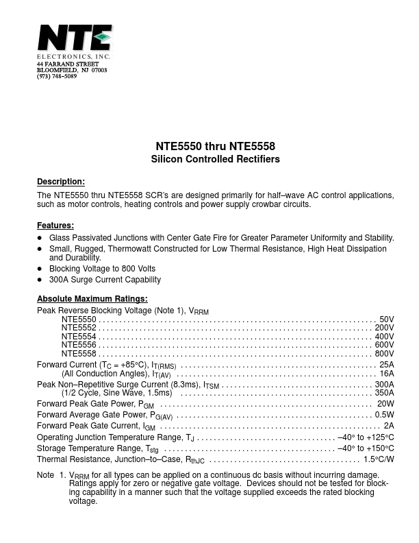 NTE5550