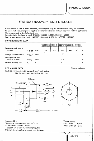 1N3899 Philips