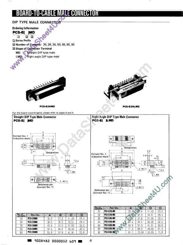 PCS-E68LMD Honda Connectors