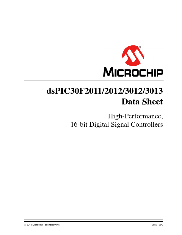 DSPIC30F3013 Microchip Technology