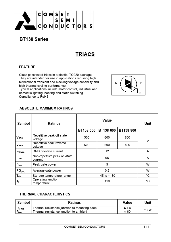 <?=BT138?> डेटा पत्रक पीडीएफ