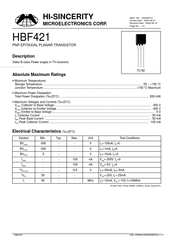 HBF421