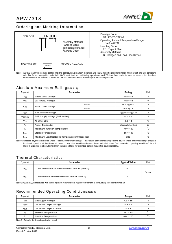 APW7318