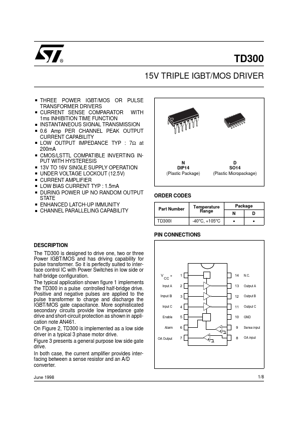 TD300 ST Microelectronics