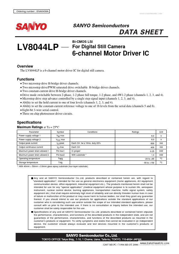 LV8044LP