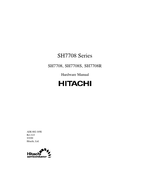 SH7708 Hitachi Semiconductor