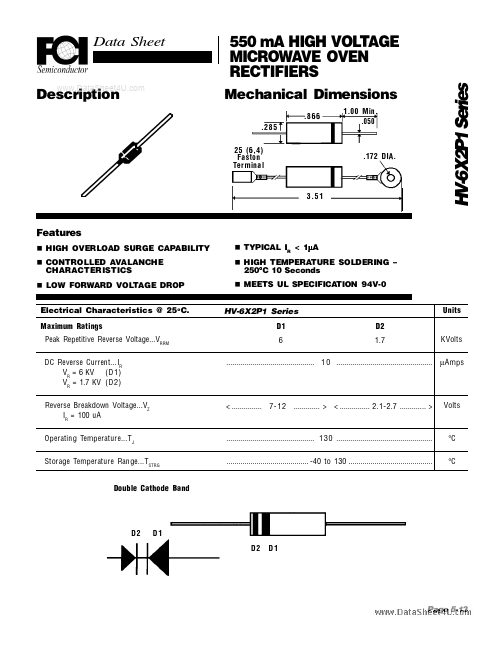 HV-6X2P1 First Components International