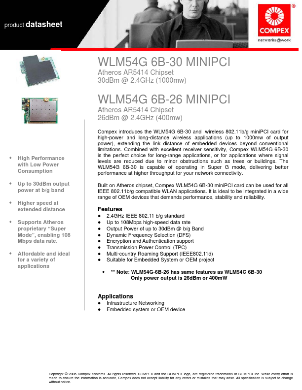 WLM54G