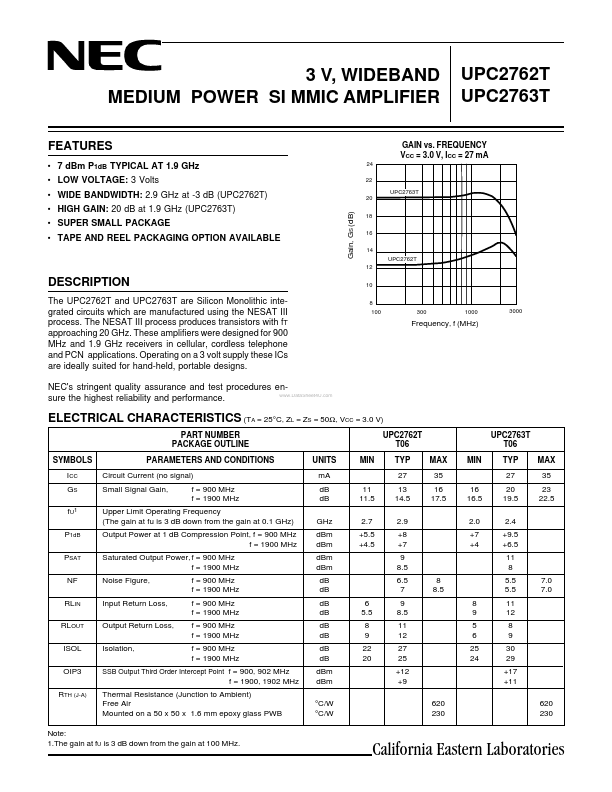 UPC2763T NEC