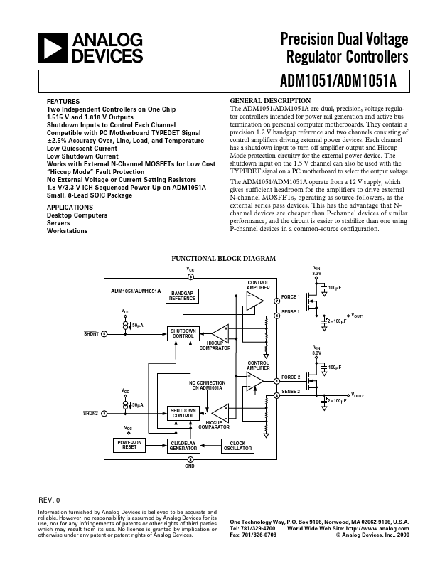 <?=ADM1051?> डेटा पत्रक पीडीएफ