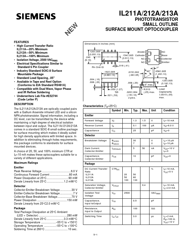 IL213A Siemens Semiconductor Group