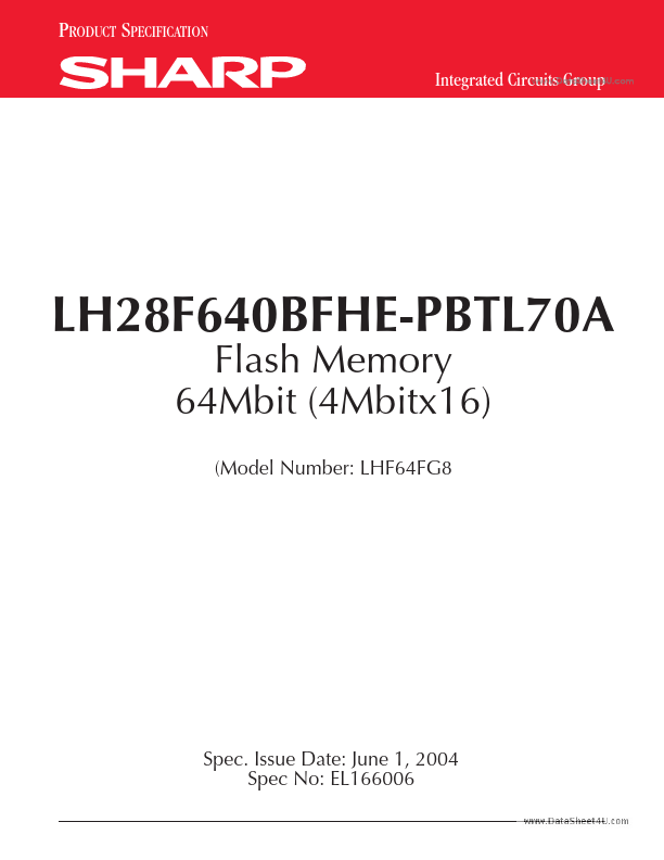LH28F640BFHE-PBTL70A