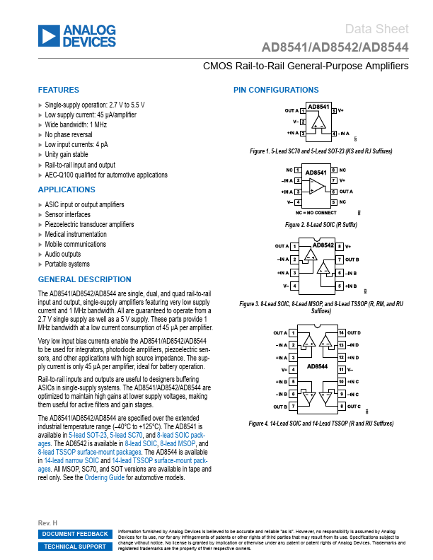 AD8544 Analog Devices