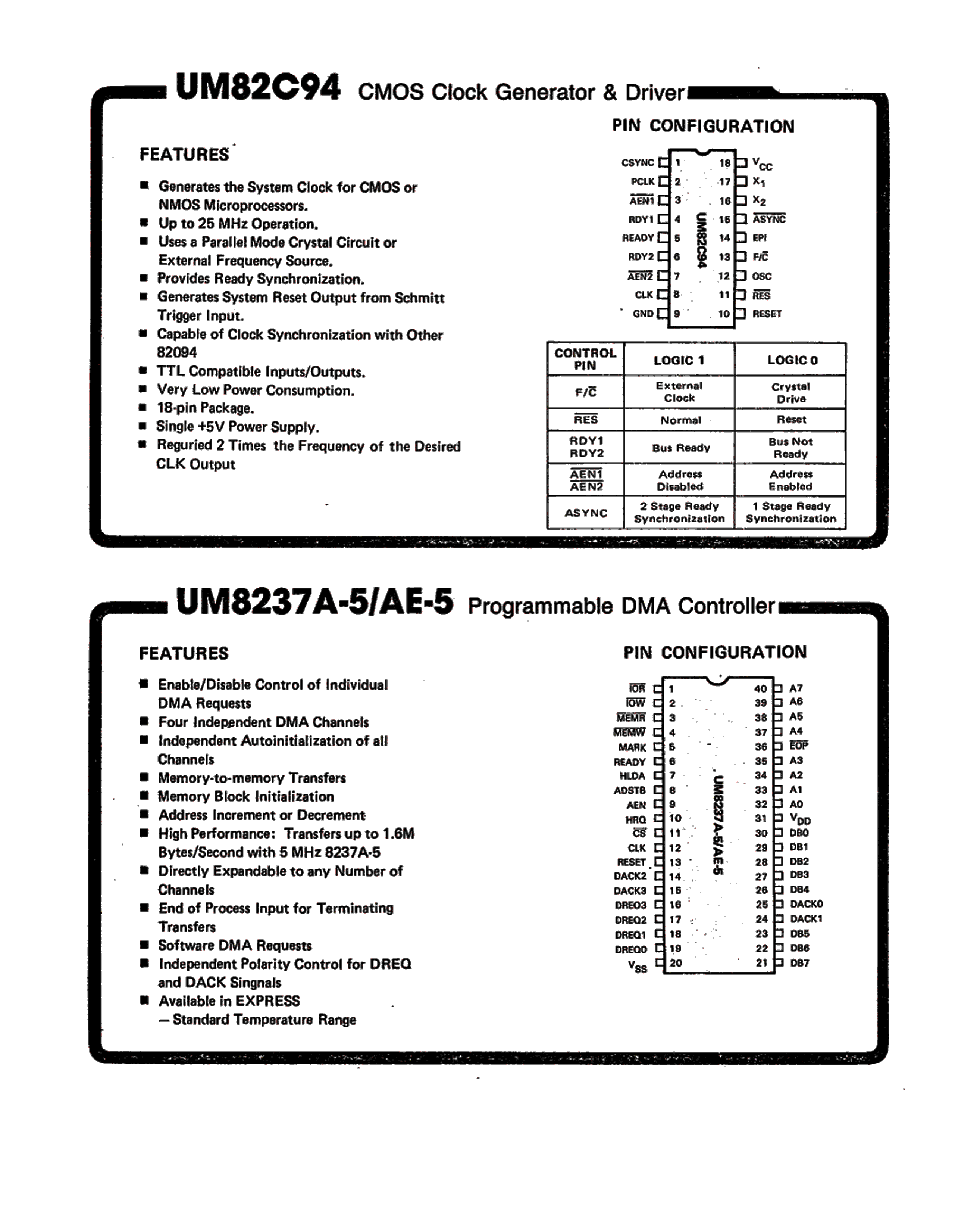 <?=UM82C94?> डेटा पत्रक पीडीएफ