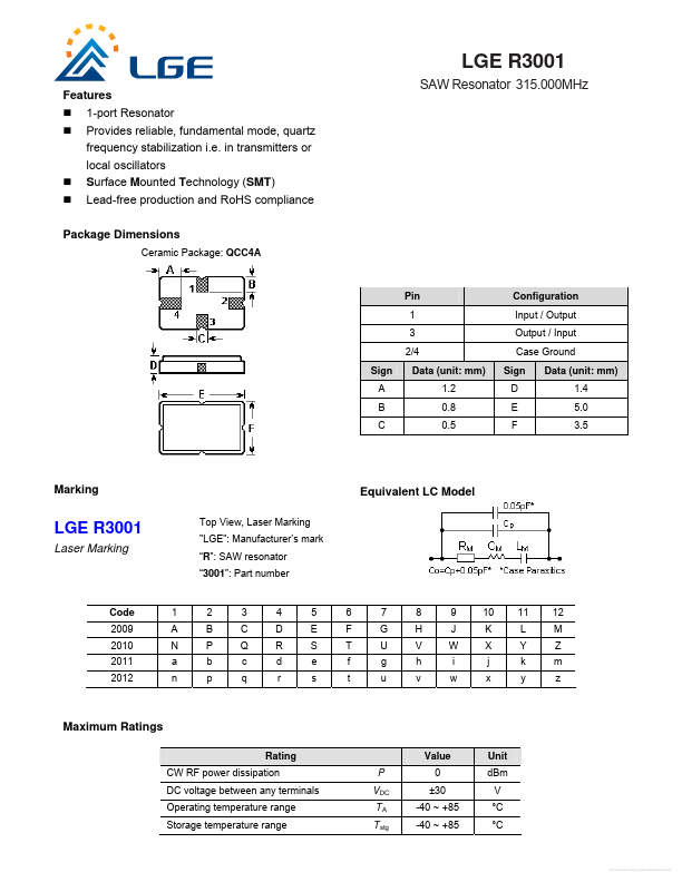 LGER3001