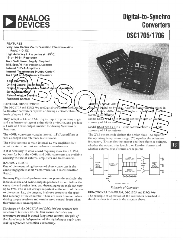 DSC1706 Analog Devices