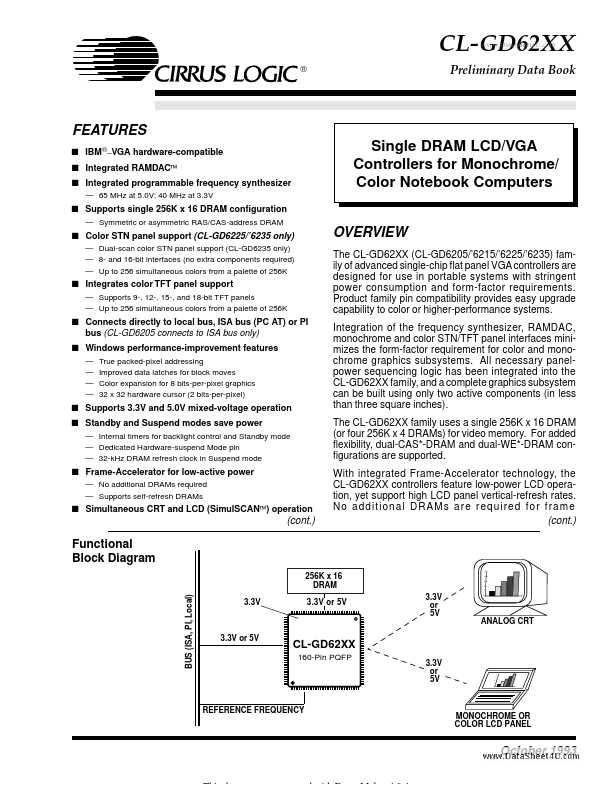 CL-GD6225 Cirrus Logic